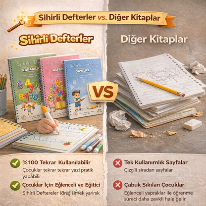 Sihirlidefterler Magic Learn Yazı ve Gelişim Seti