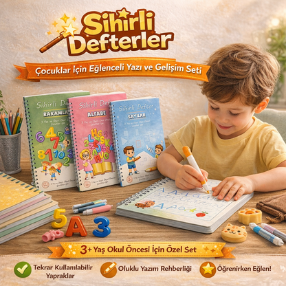 Sihirlidefterler Magic Learn Yazı ve Gelişim Seti
