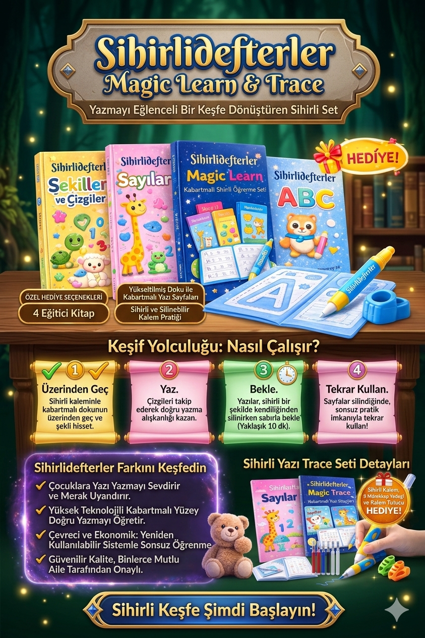 Sihirlidefterler Magic Learn Yazı ve Gelişim Seti